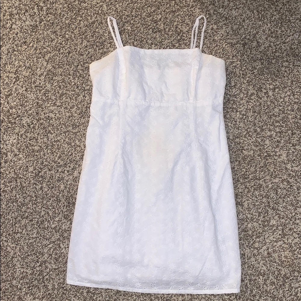 white mini summery dress!!
